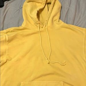Yellow Brandy Melville hoodie